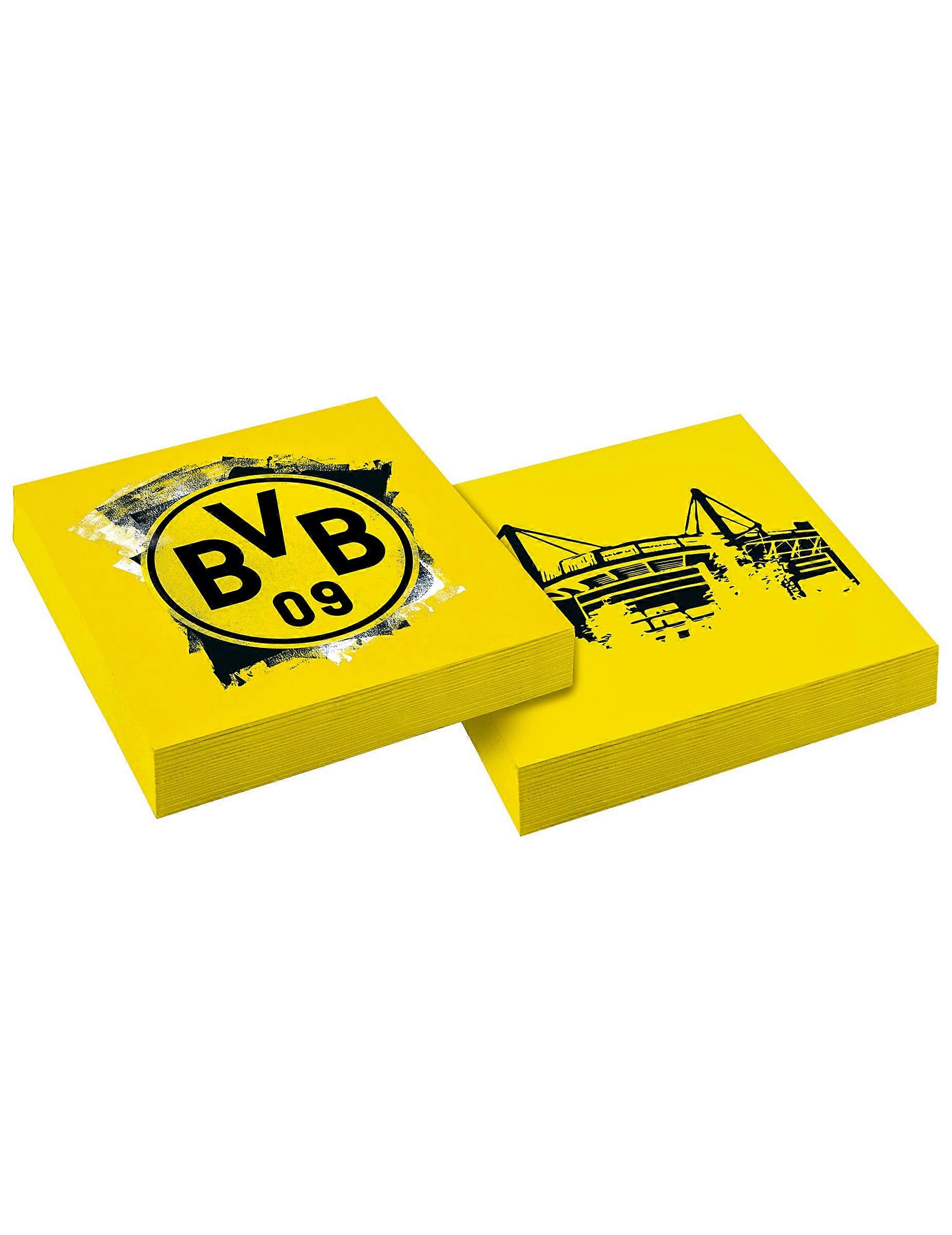 20 Borussia Dortmund paper napkins 33 x 33 cm