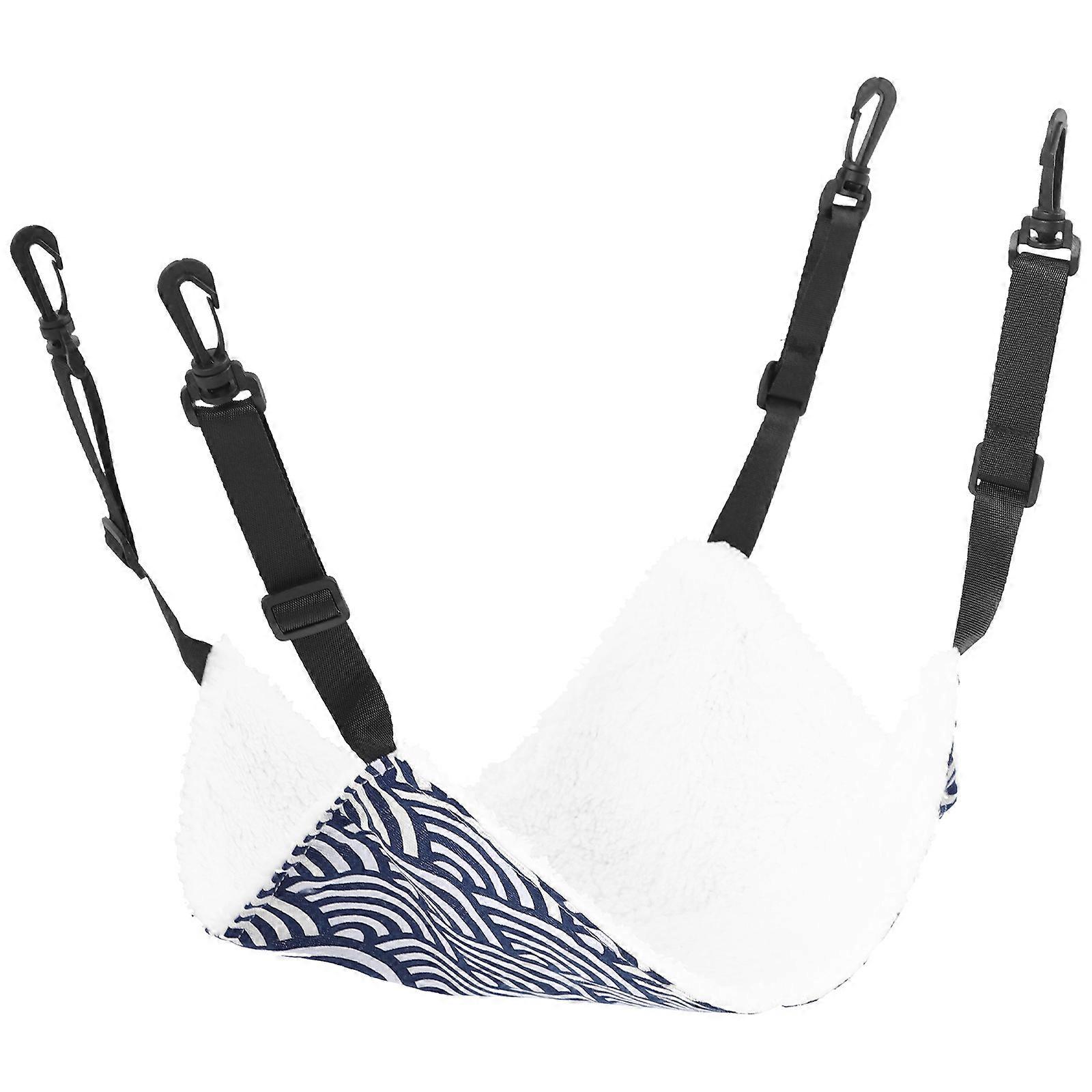 Adjustable Hanging Pet Hammock Cat Hammock Scratch-Resistant Wear-Resistant 35x35x0.5 Cm Plastic Hooks 1Pcs