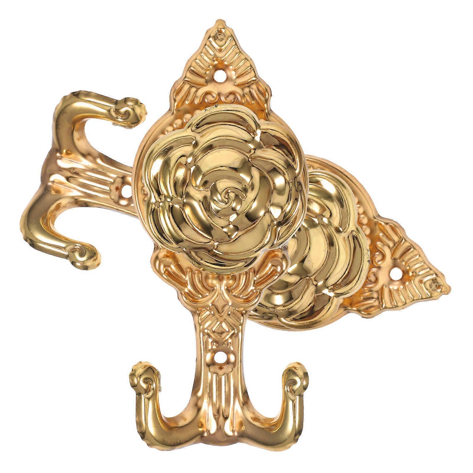 Wall Storage Hook Iron Home Use Hanging Robes 2Pcs