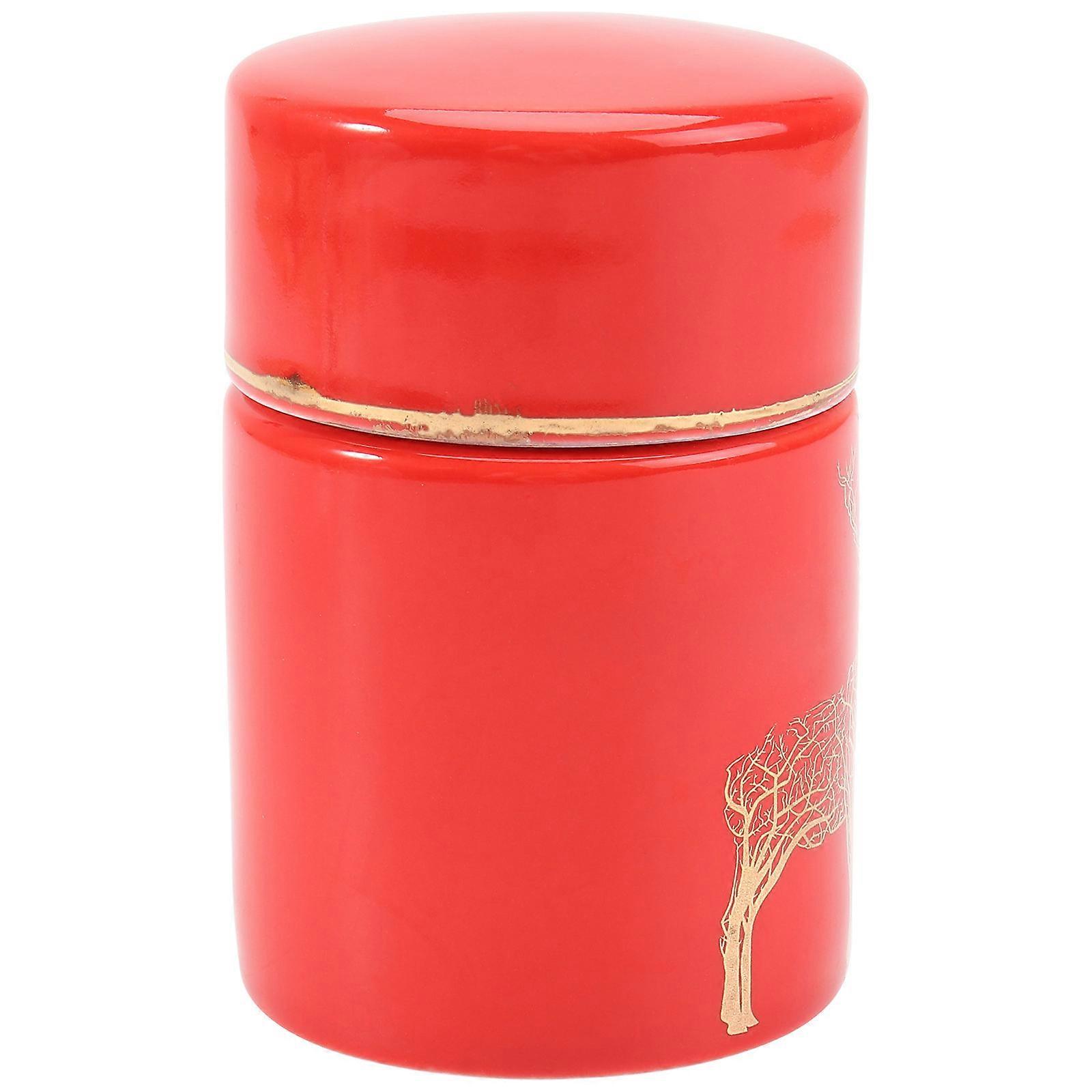 Elk Toothpick Holder Household Classic Style .5X5.7CM Ceramics Storage 1Pcs