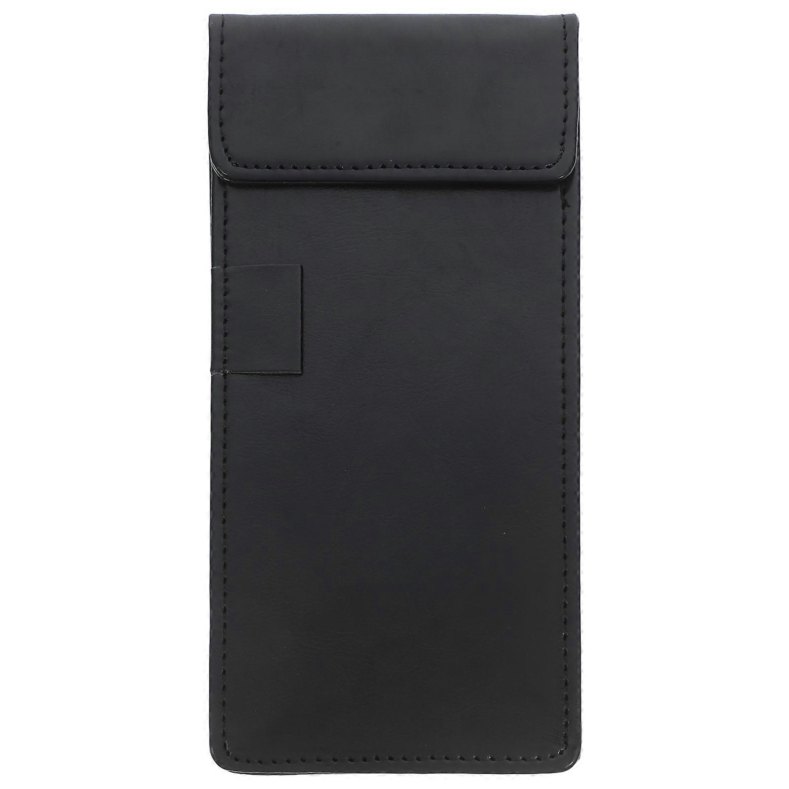 Magnetic Clipboards Small Clipboard For Office Work Artificial Leather Bill Organization 1Set