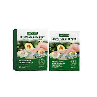 2pcs Jaysuing Avocado Frucht Peeling Fußmaske Tägliche sanfte Pflege Feuchtigkeitsspendend Nährend Und Reinigen Die Fußmaske Feuchtigkeitsspendend