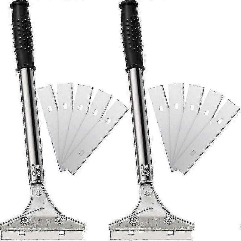 Tile Scraper Floor Scraper Wall Scraper, Knife With 10 Replacement Blades For Wallpaper Removal Boris