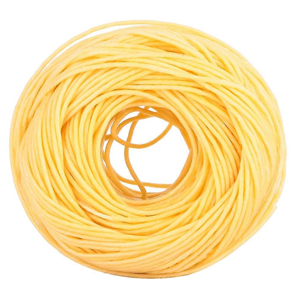Mèche de bougie parfumée en cire d'abeille naturelle, mèche de 60 mètres (lumière)