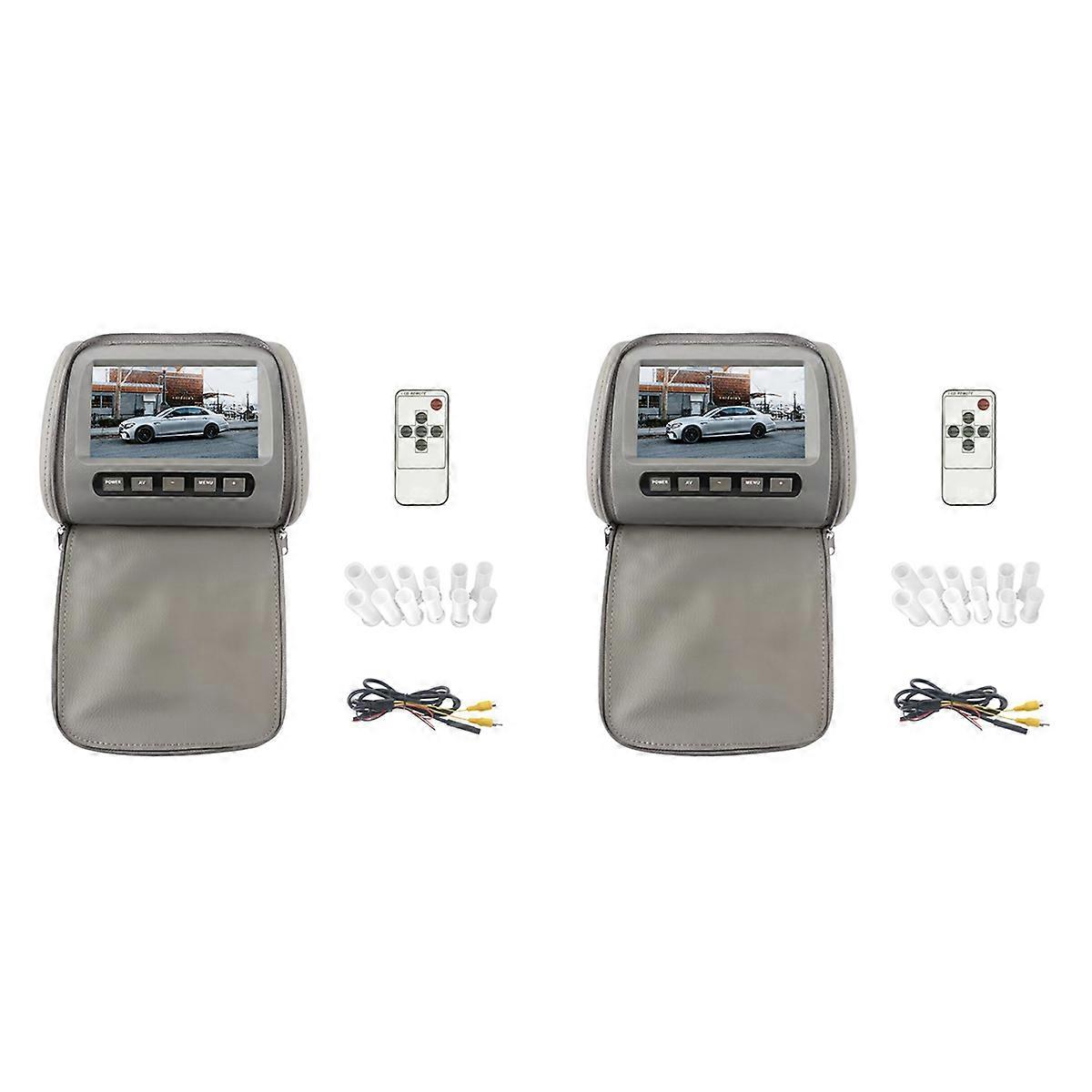 Car Headrest Monitor Universal 7 Inch TFT LED Screen(With zipper)