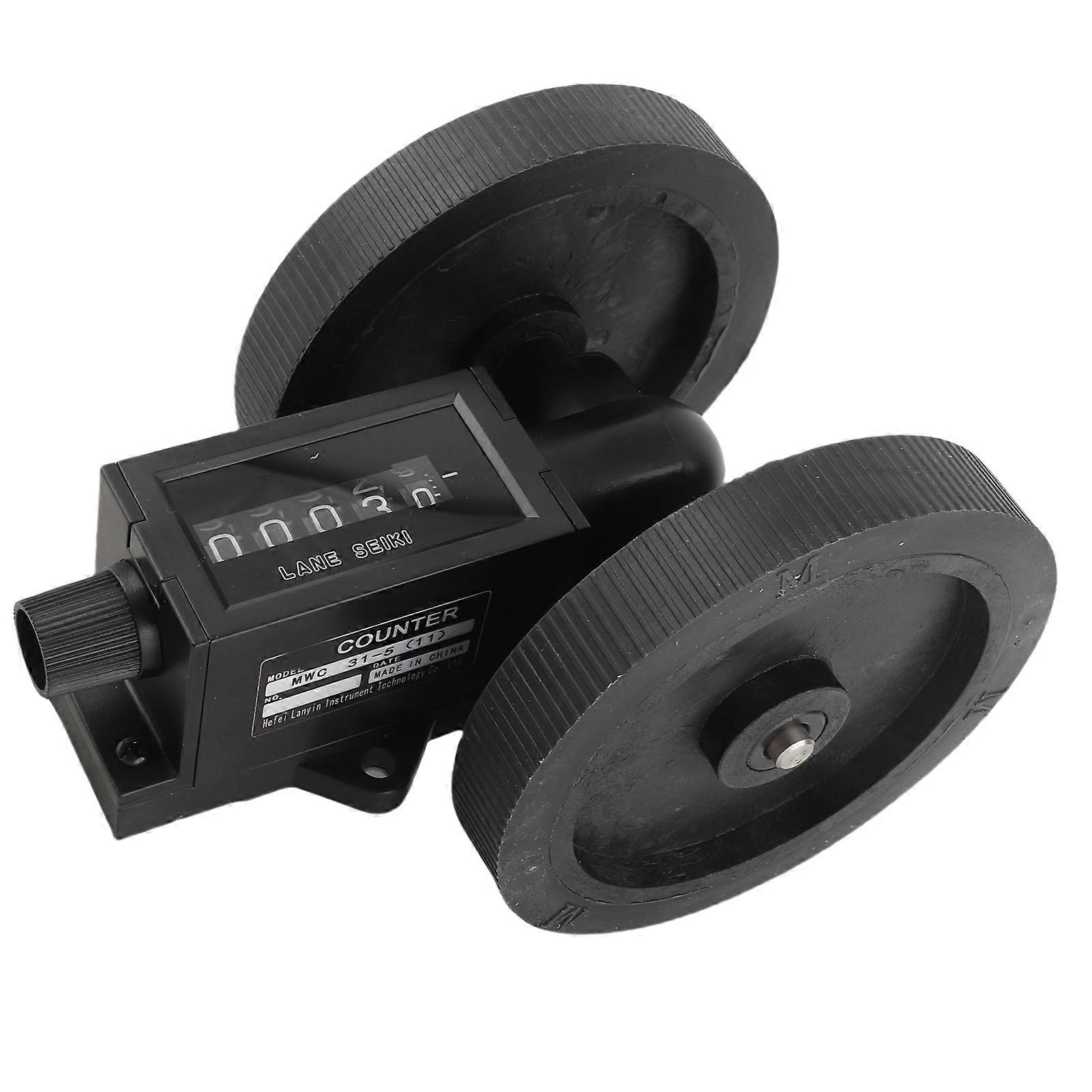 Mechanical Length Meter 5-Digit Roller Counter Stainless Steel