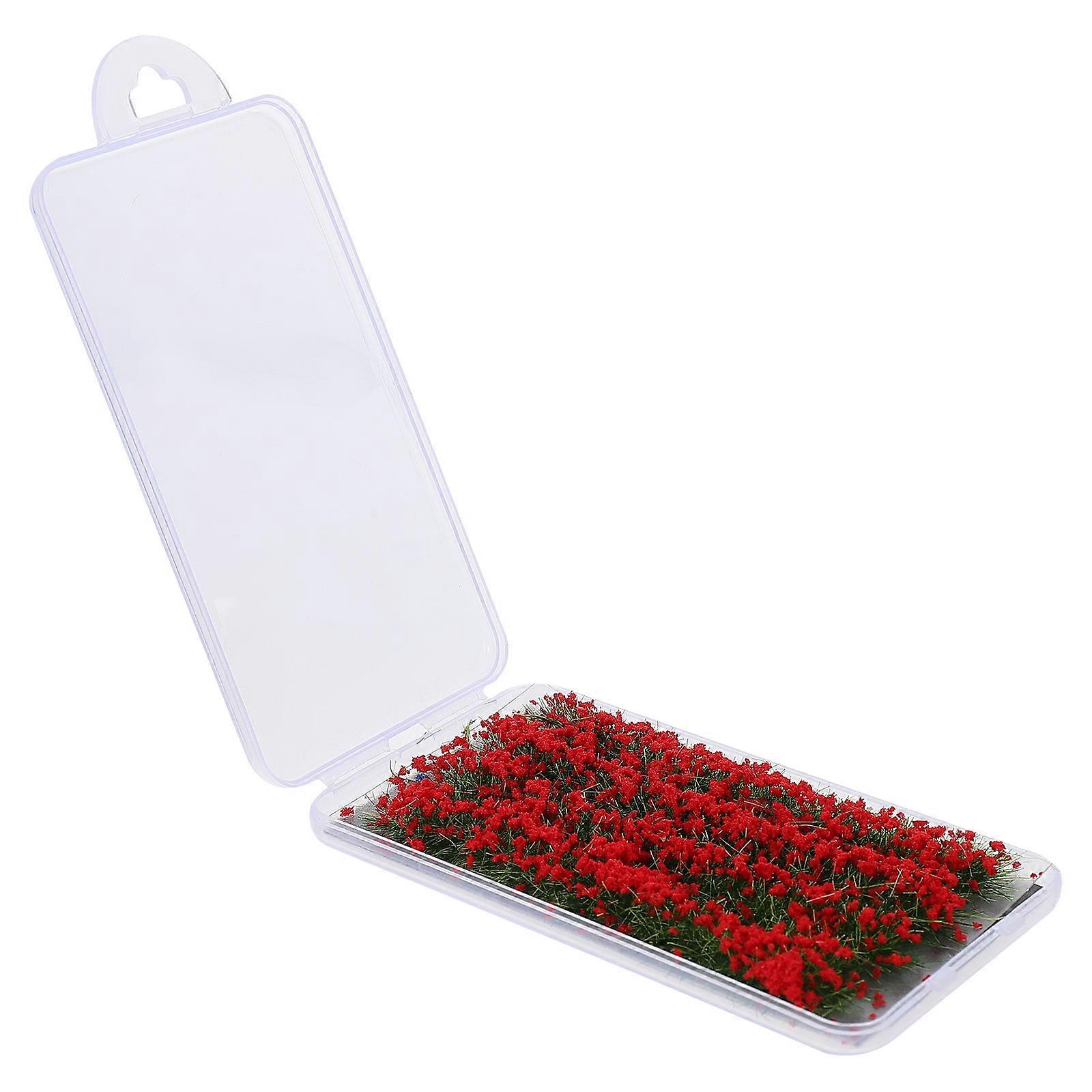 Artificial Flower Craft Realistic Rectangular Resin Ornament Wedding Decor 1 Set