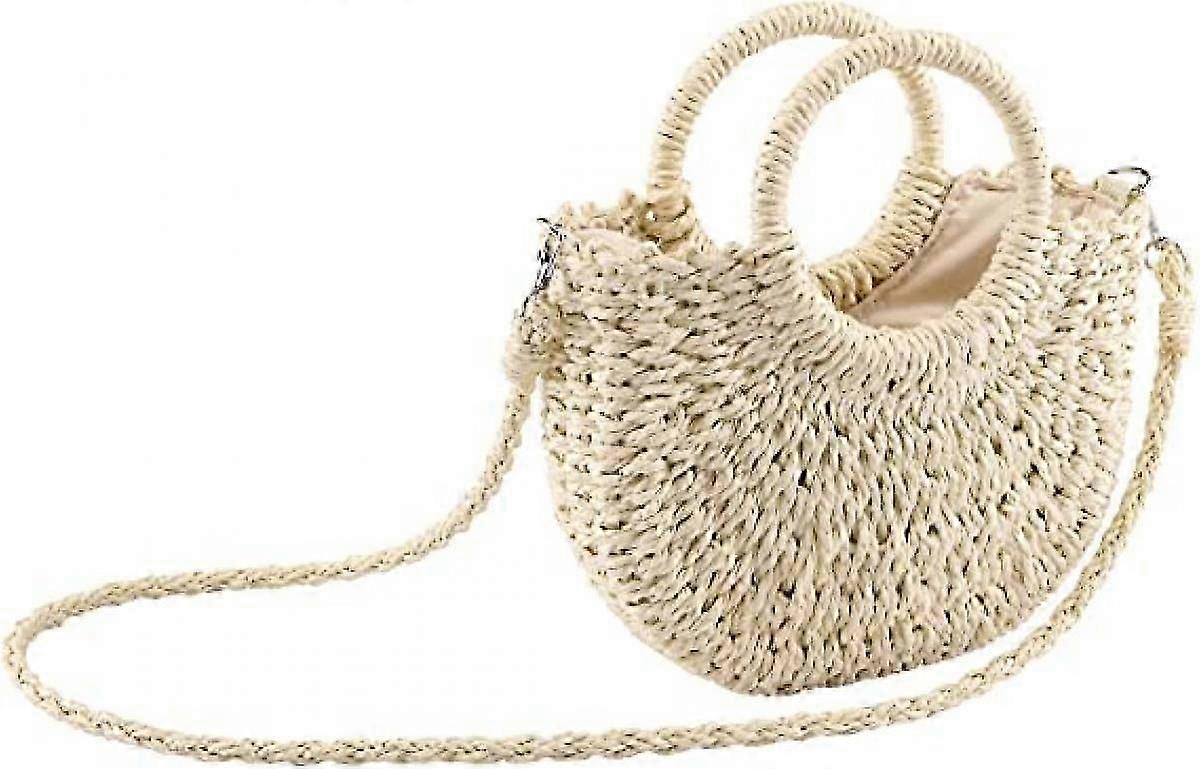 2025 Latest Model Summer Beach Straw Bag for Women Small Crossbody Top Handle