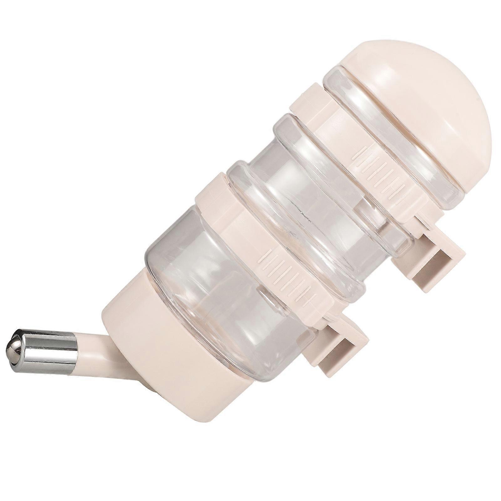 Automatic Pet Water Feeder Dispenser for Cats and Dogs, Hanging Stainless Steel Nozzle Leak Proof, Easy Install and Clean, Space Saving Cage