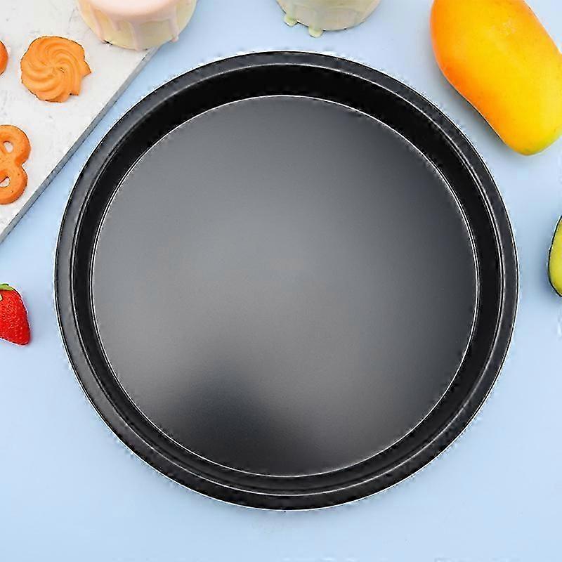 Round (outer diameter 27.5*height 2.8cm) and (outer diameter 12.5*height 3cm) molds, carbon steel pizza baking pan set