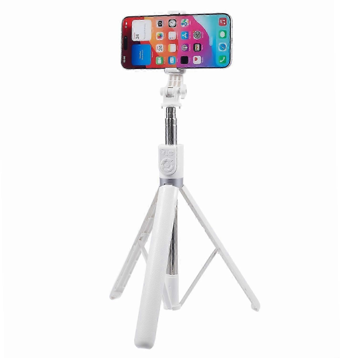 175CM Selfie Stick with Phone Clip Mount Tripod Stand and Bluetooth Remote Shutter