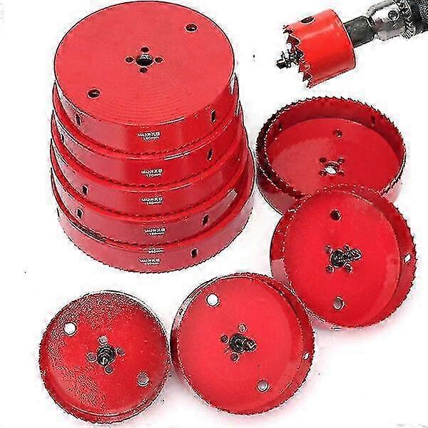 110-200Mm M42 HSS Hole Saw Cutter Drill Bit Bi-Metal Tip for Various Materials