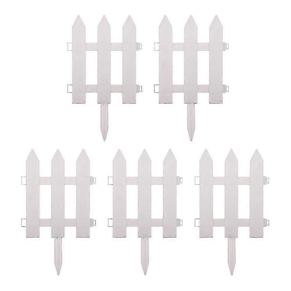 5 مجموعات من البلاستيك حواف حديقة اعتصام السياج للعشب وحدود أحواض الزهور