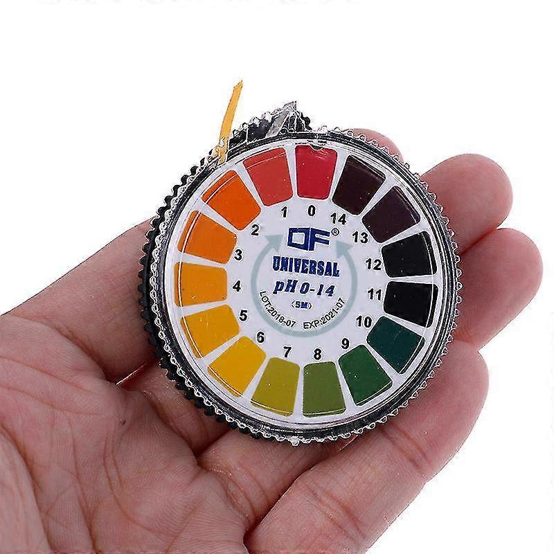 Laboratory pH Test Strips 0-14, 1 Roll (5 Meters) Litmus Paper for Acid Alkaline Testing, SHYTMV