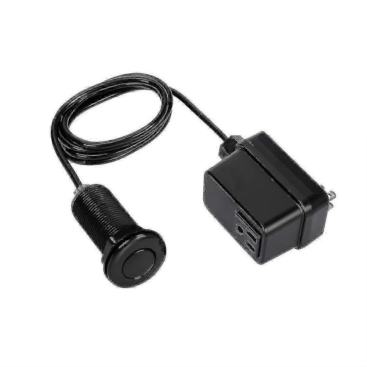Cordless Air Switch Kit for Food Waste Disposer Long 2.5 Inch Sink Top Button