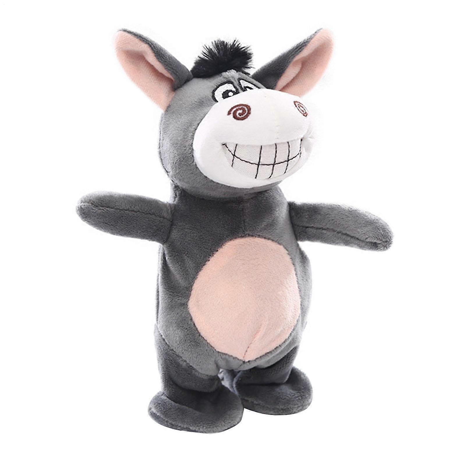 Plonte Donkey Filled Tongue Toy Made of Speaker, Musical Toy for Sensory Learning Development, Soft Animated Plush For Kids and Children