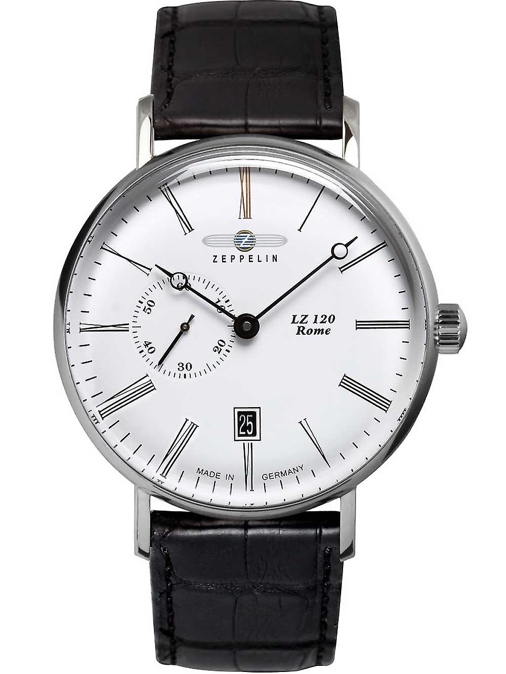 Zeppelin 7104-1 Rome Automatic w. small second Men's Watch 41mm 5ATM
