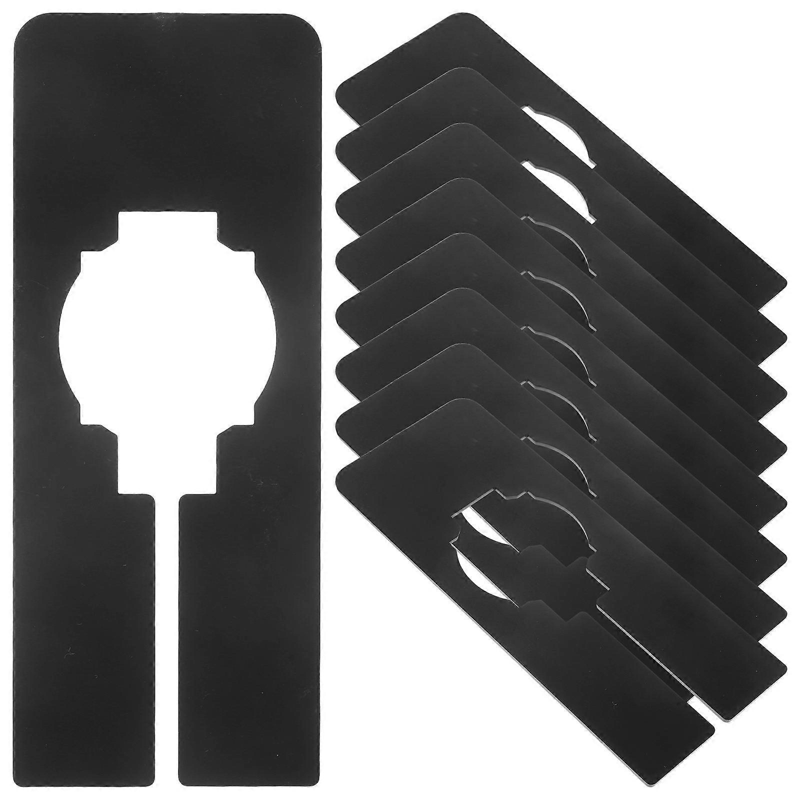 Clothing Size Dividers For Racks Practical Clothes Dividers Home Organization Black Color 40Pcs