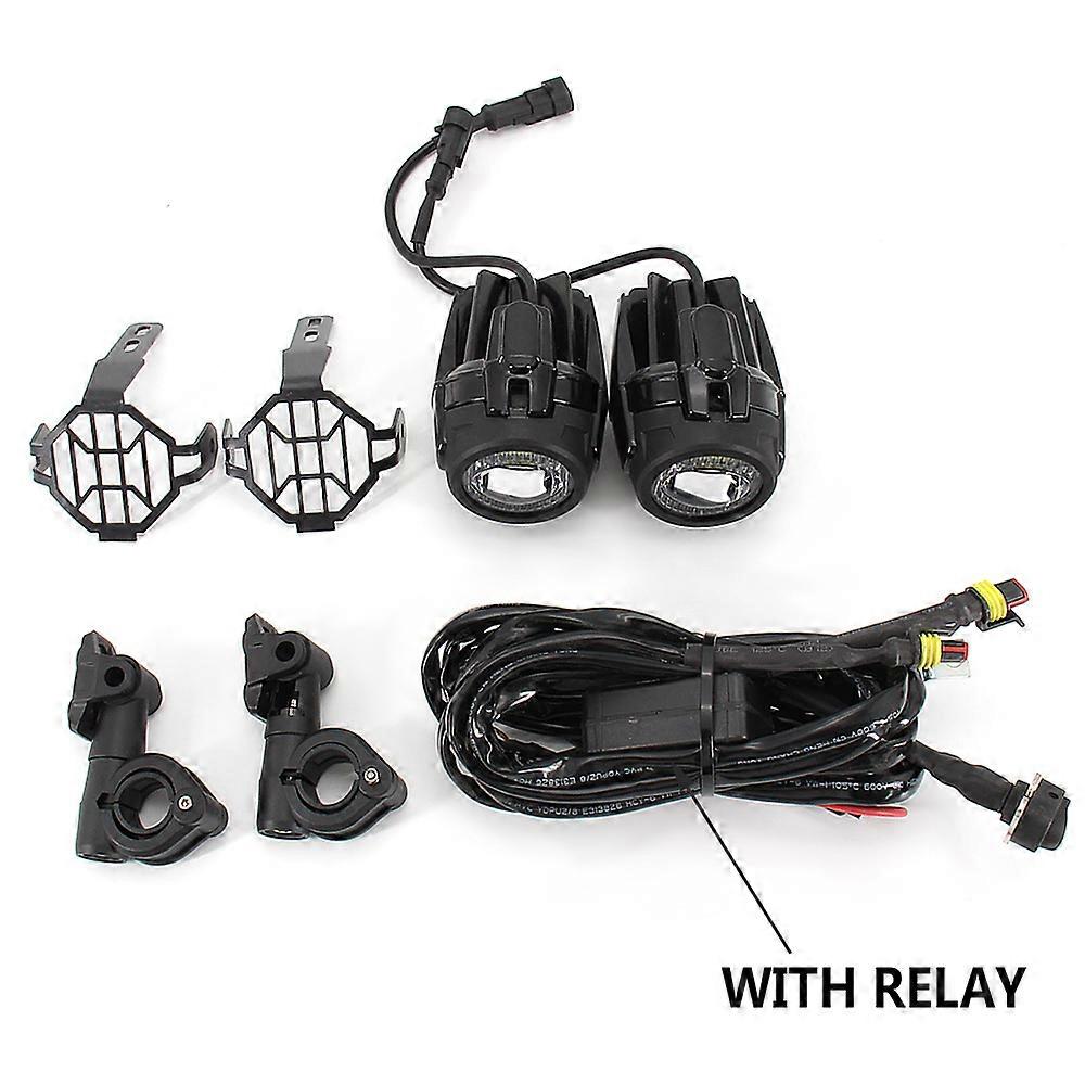 Fog Lights For BMW R1200GS F800GS F700GS F650 K1600 Motorcycle Accessories LED Auxiliary Fog Light Driving Lamp