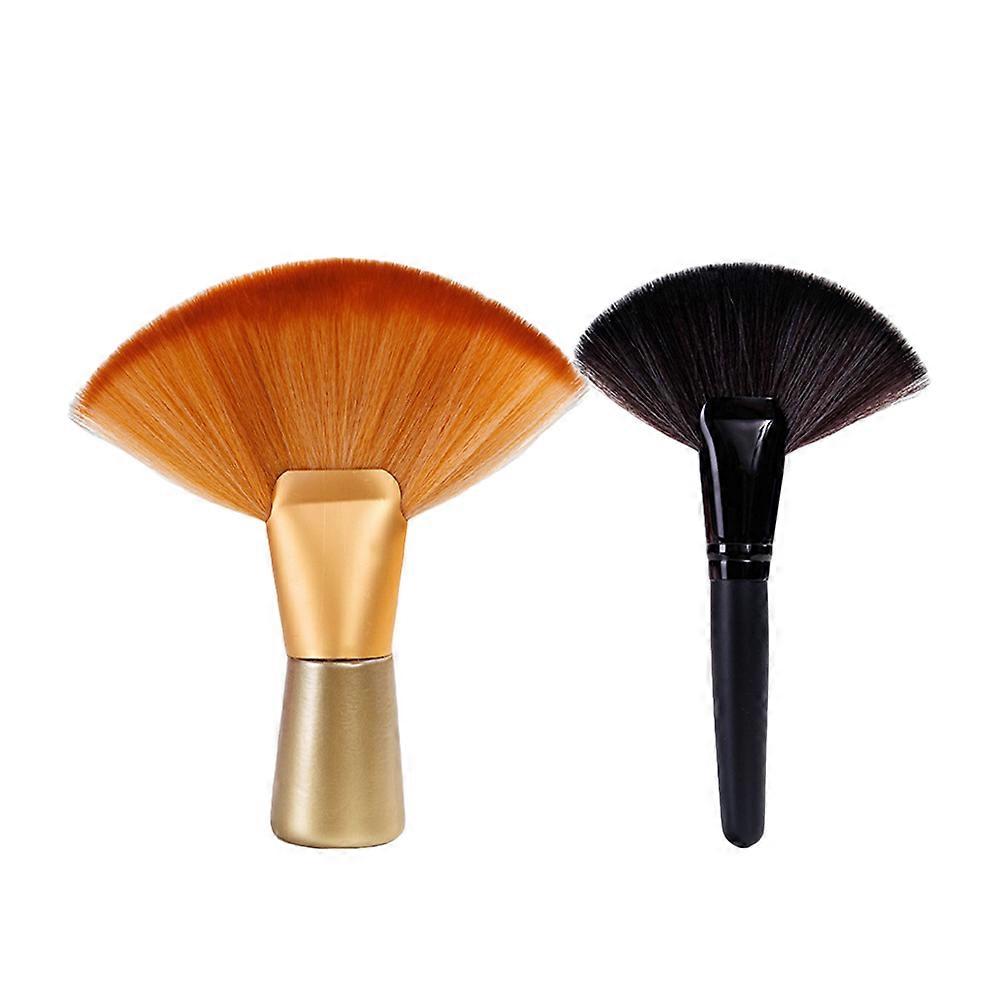 Neck Hair Brush For Barbers And Hairstylists Use Soft Fiber Wool Material 2Pcs