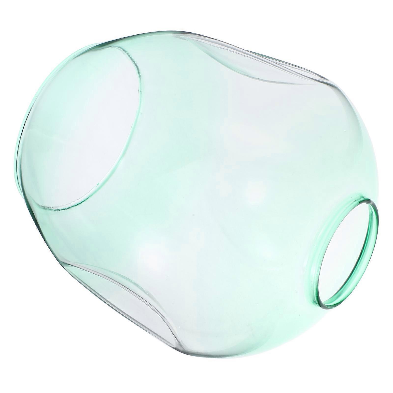 Glass Lampshade For Ceiling Light Decorative Effect Small Hole Diameter 47mm Transparent 1Pcs