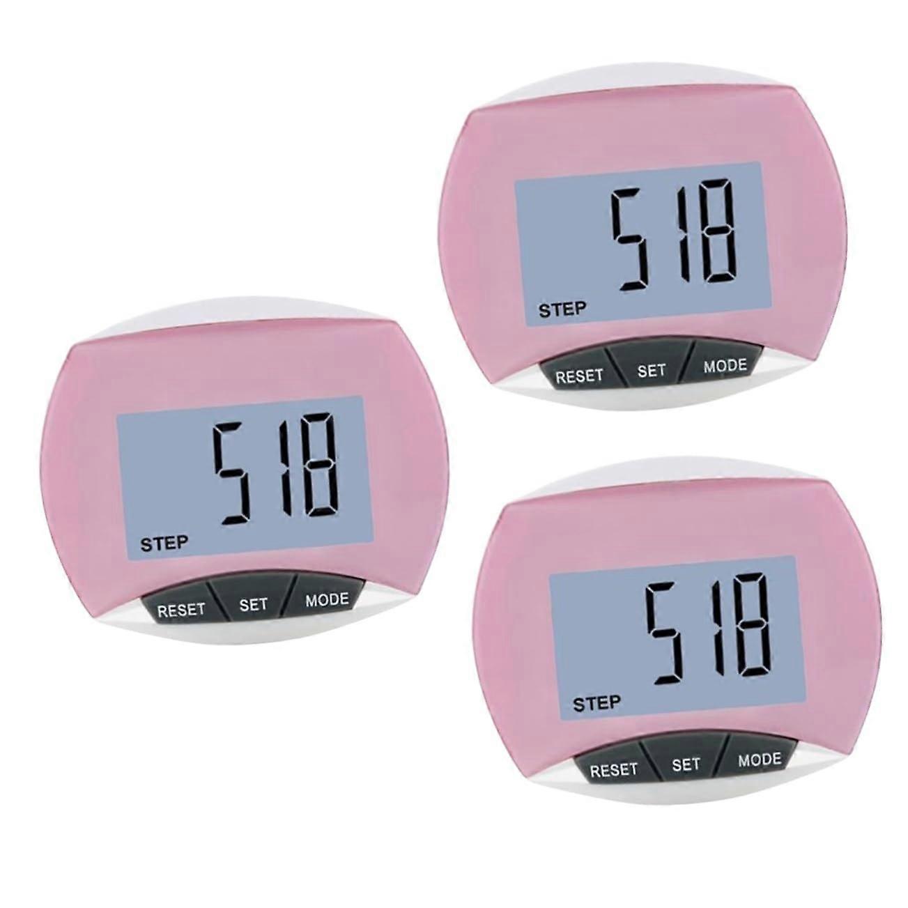 3Piece Fitness Information Tool Multifunctional Pedometer Sports Accessories Sports Accessories Running Pedometer