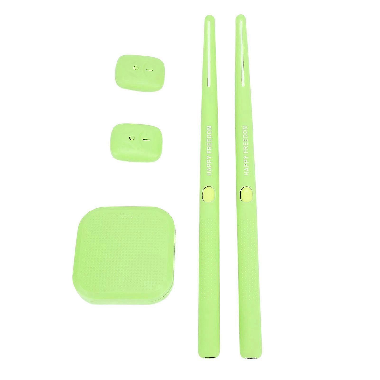 Portable Electric Air Drum Set with 3D Motion Sensing - Virtual Electronic Drum Kit with Drumsticks for Adults & Kids, Green Design