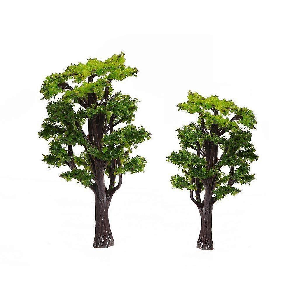 Miniature Tree Model 1/50 Scale 10cm Landscape Decor Pack of 3 for Model Train and Diorama Building
