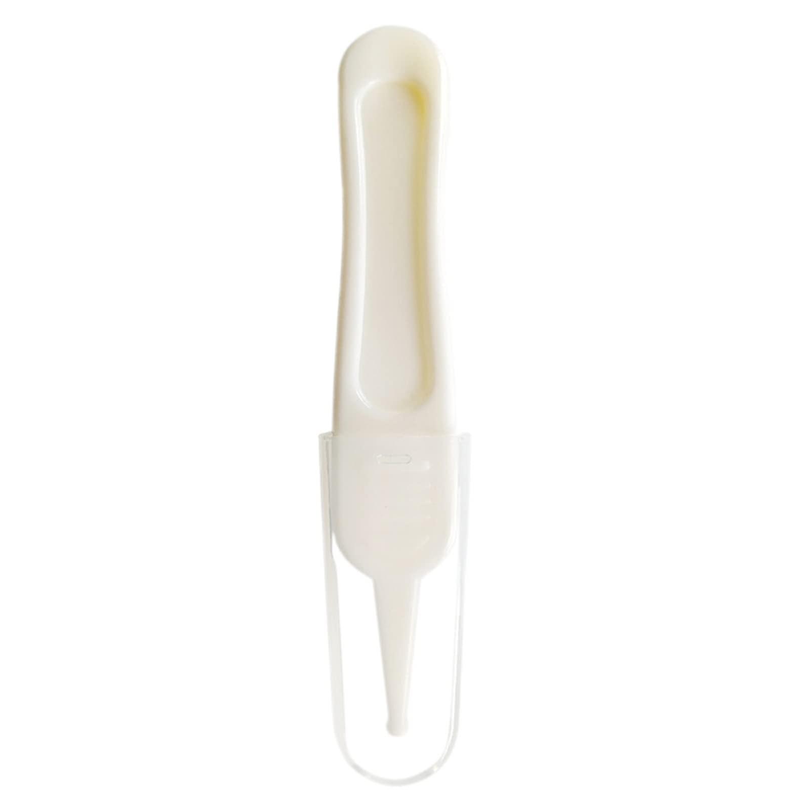 Baby Nose Tweezers Round Tip for Newborns and Infants, Safe Baby Nasal Aspirator Tool, Stainless Steel, Easy Grip