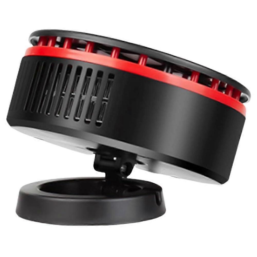 Portable 12V Car Heater Defroster for Windshields in Black and Red, Compact and Efficient for Cars