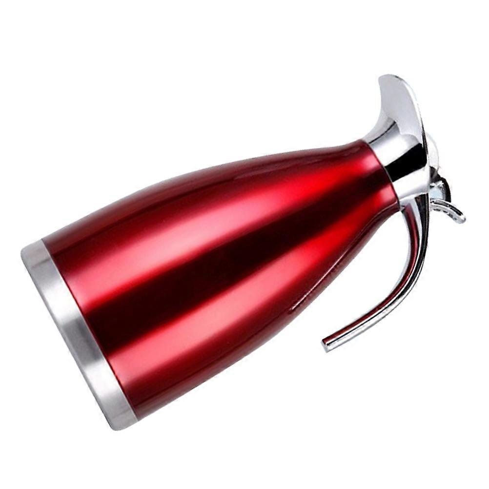Stainless Steel Vacuum Jug for Household Use with Warm Keeping Function 2L Red