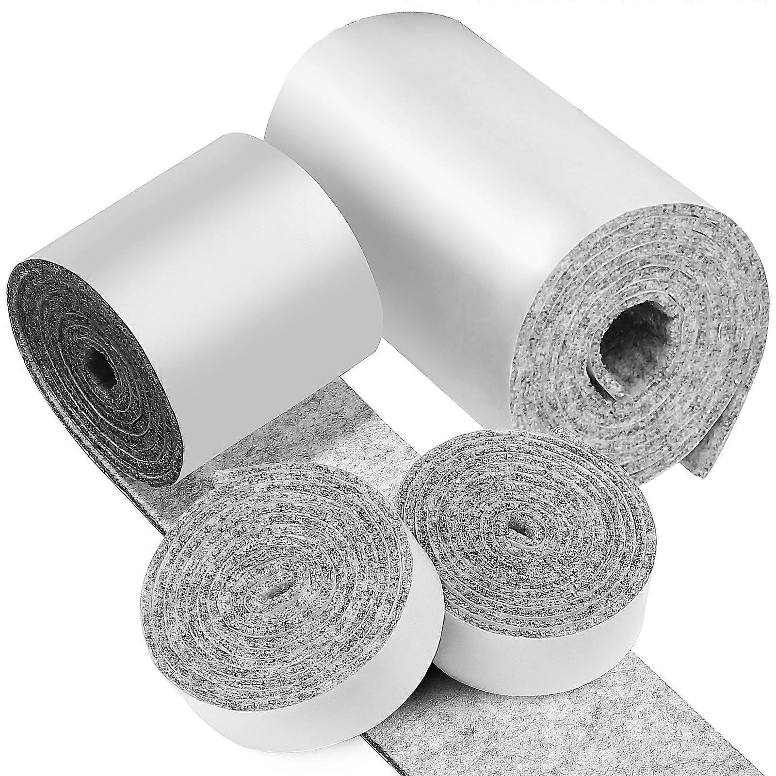 Non Skid Furniture Grippers Office Use Light Grey 120.00X5.00X0.20Cm Vibration Reduction 4 Rolls