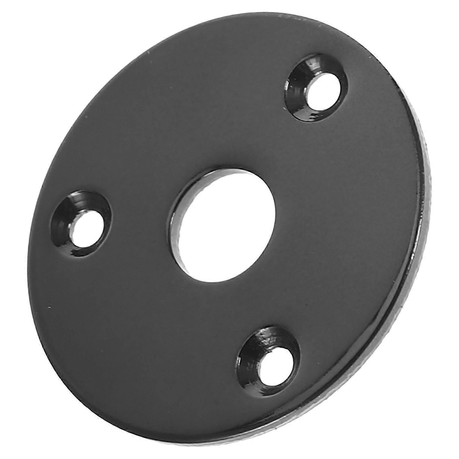 Elgitarr Del Tillbehör Gitarr Jack Socket Platta Metall Jack Platta För Reservdelar 1st
