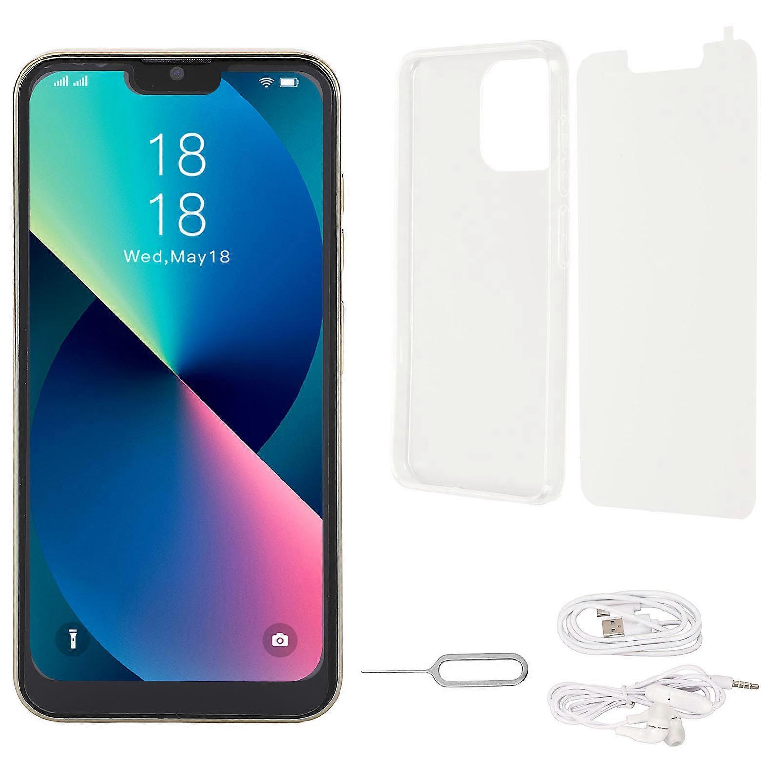 6.2in Smartphone 6GB RAM 128GB Storage 7000mAh Battery 8MP Front 16MP Rear Camera MT6889 Deca Core Android 11 Mobile Phone