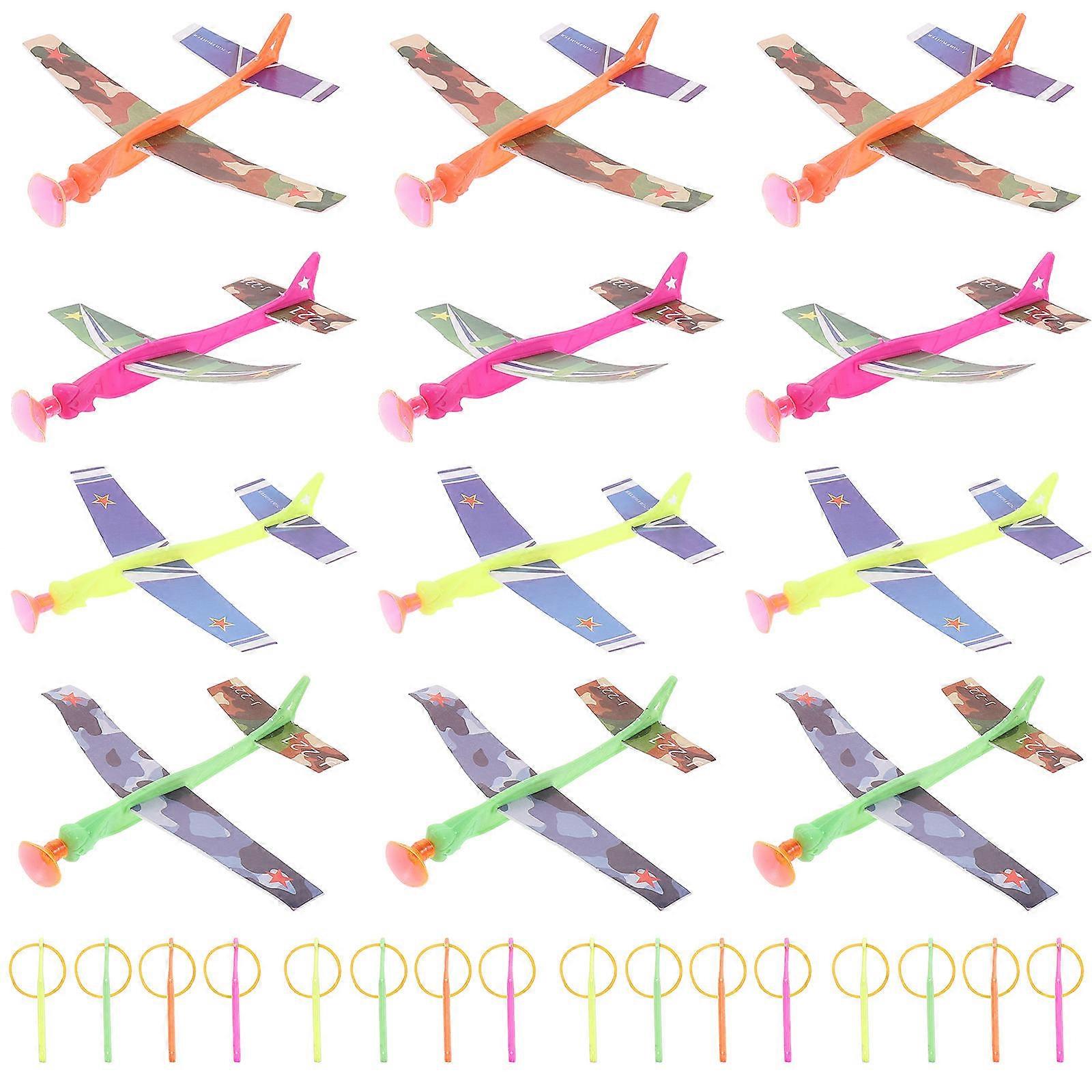 Adorable Paper Airplane Toys Made of Sturdy PP for Kids Outdoor Fun and Hand Eye Coordination 30pcs
