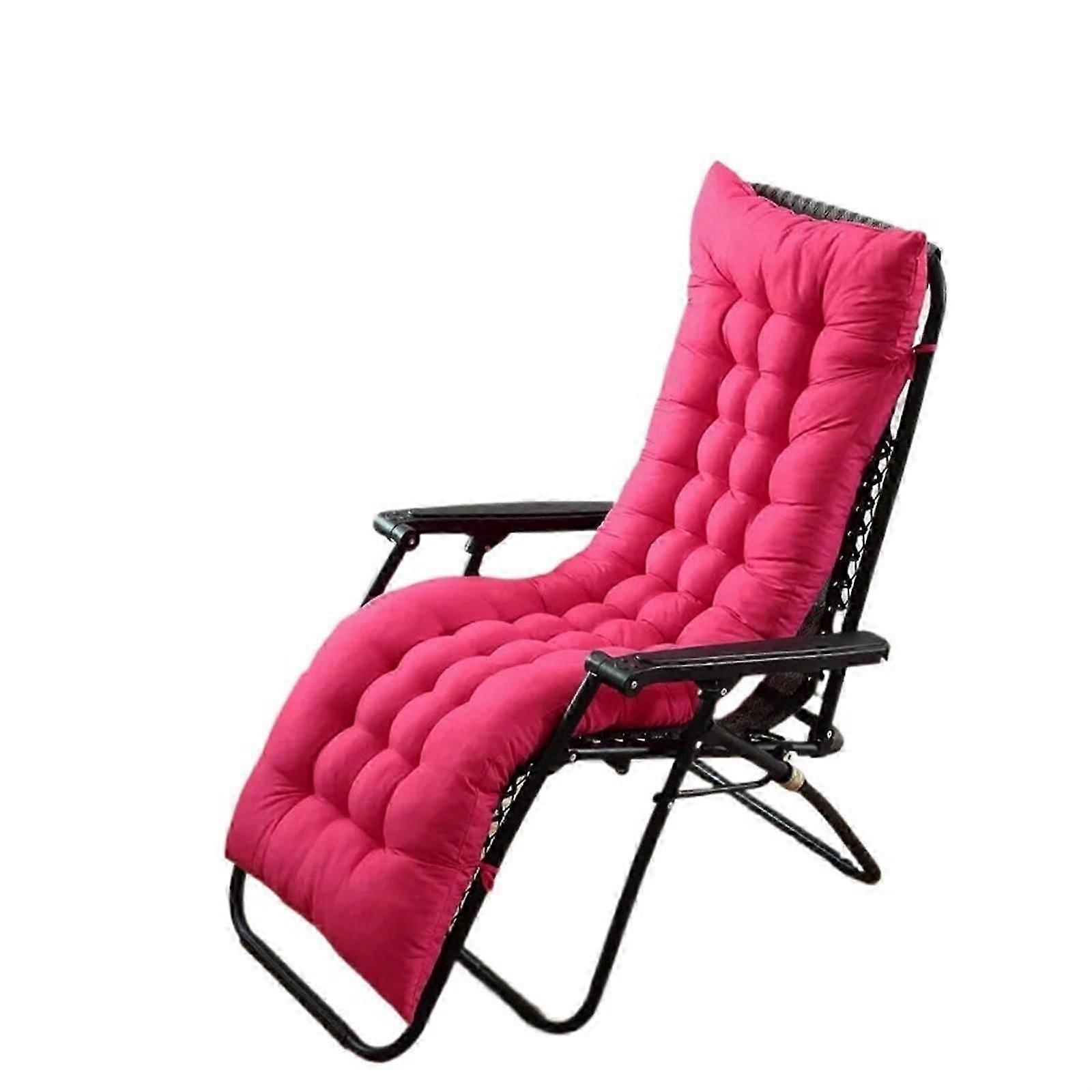 Lounger Cushion, Deck Chair Cushion, Soft Back Cushion, Red (02.53 x 155 cm)