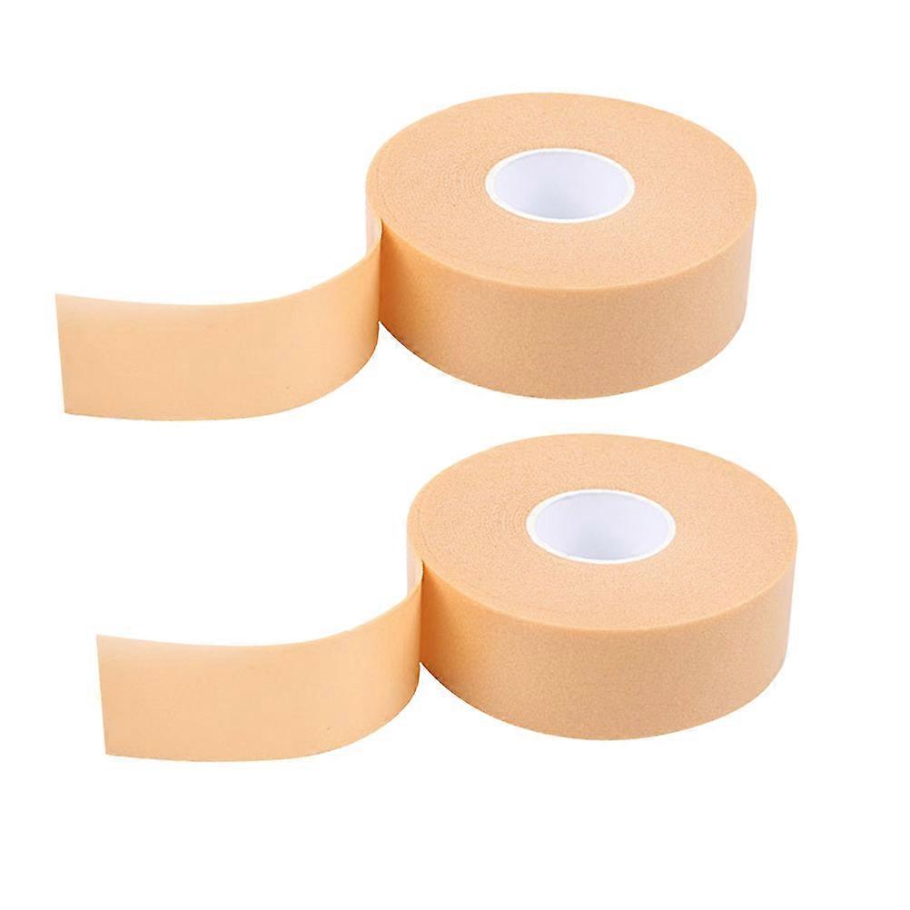 Chocolate PE Foam Roll Heel Pads for Foot Care Relieves Protects Feet from Blisters 2PCS