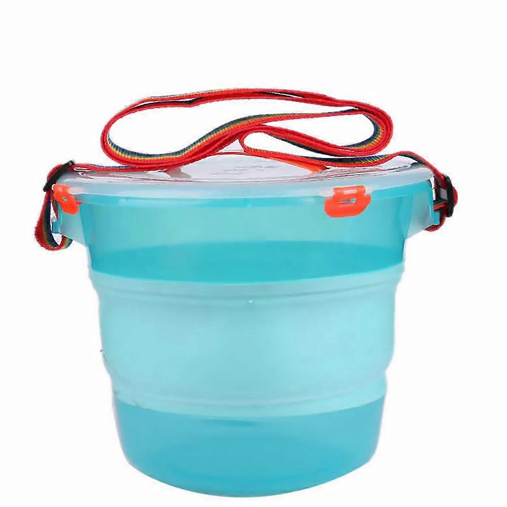 Folding Fishing Bucket Portable Fish Holder Outdoor Use 25*20.5cm Durable 1Set