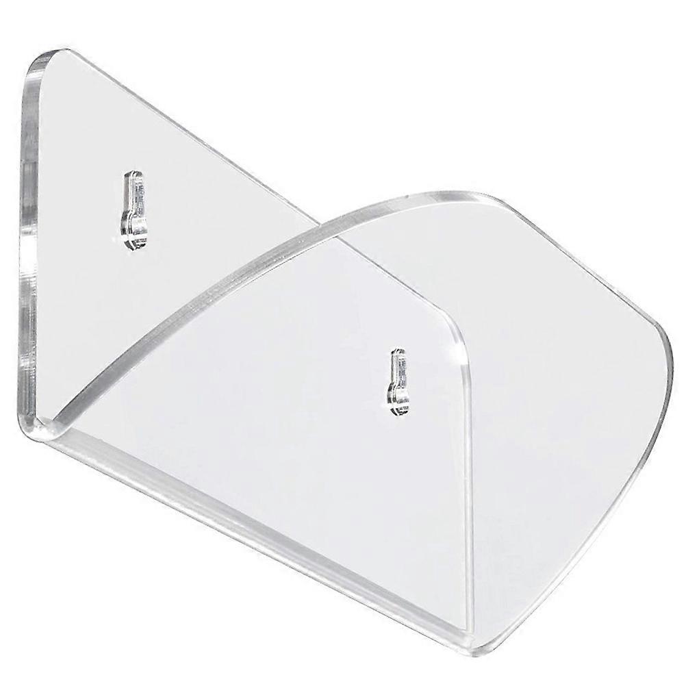 Acrylic Skateboard Wall Mount Rack for Home Use Transparent and Durable Storage Display Solution 12.5 inches