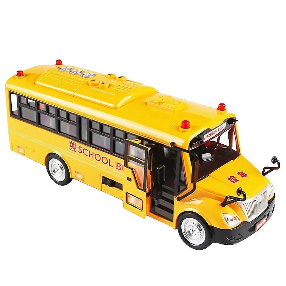 Orange Plastic Educational Simulated Bus Toy for Kids Playing with Realistic Design and Long Term Use 1 Piece