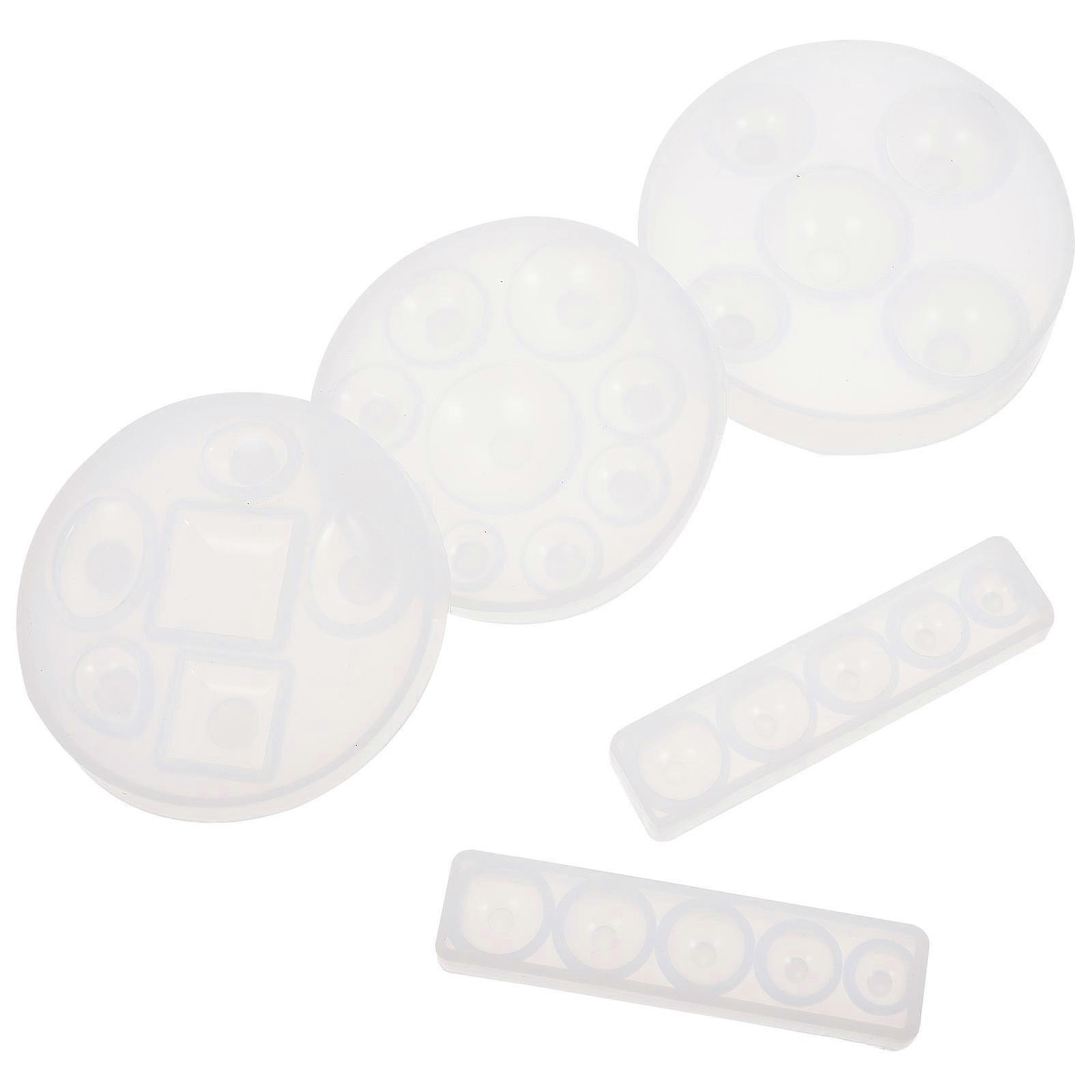 سيليكون المجوهرات صب العفن ل DIY غير لاصق سهلة التنظيف 5 قطع