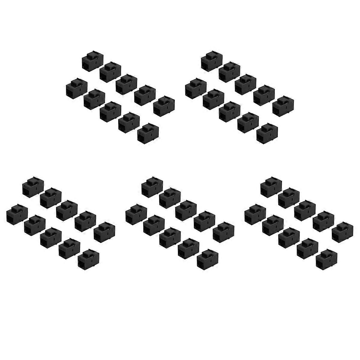 10Pcs RJ45 Connector Jack Cat6 Extension Coupler Ethernet Network LAN Cat 6 Coupler Jacks Extend Ada