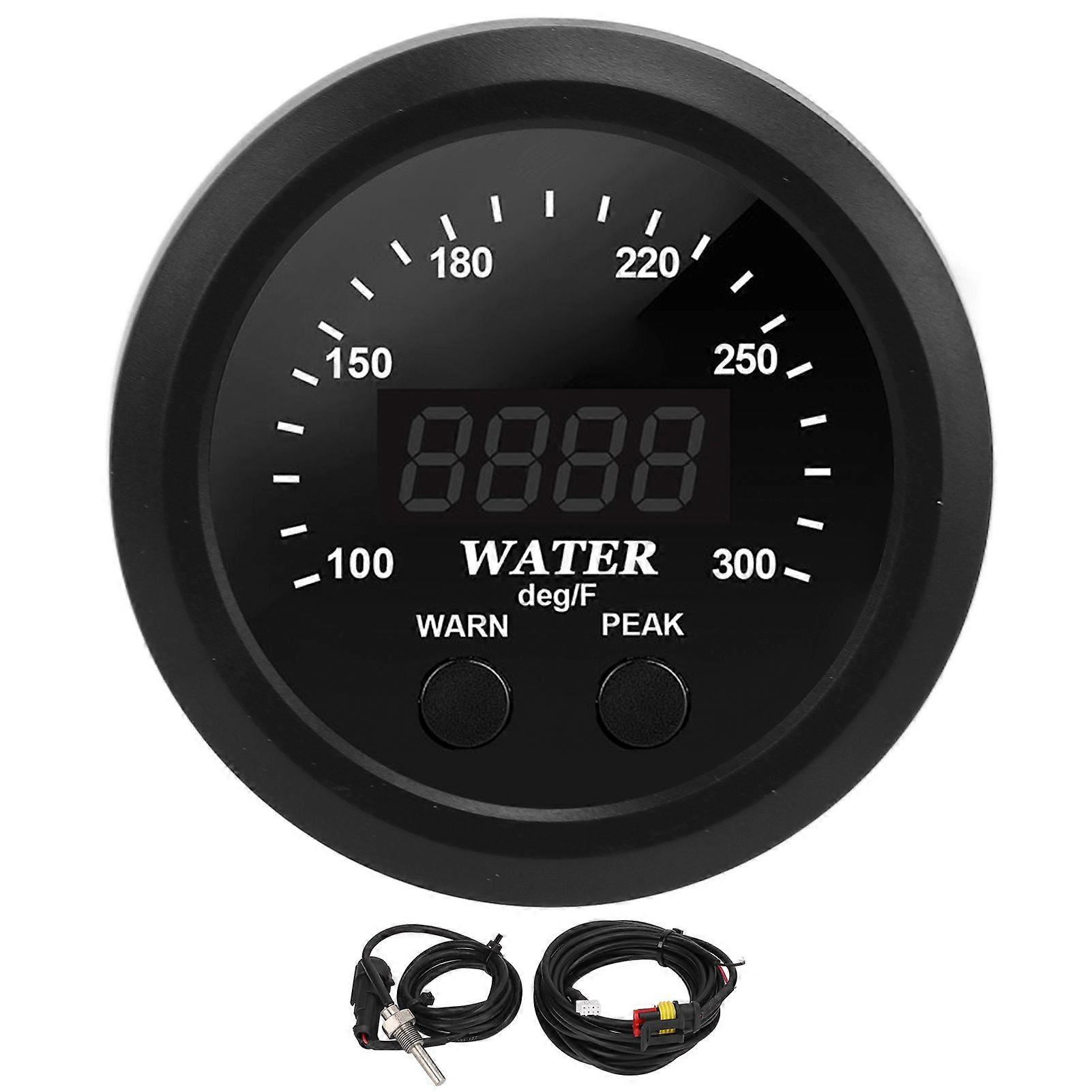 digital temperature gauge 2.5in 100-300 with sensor for car
