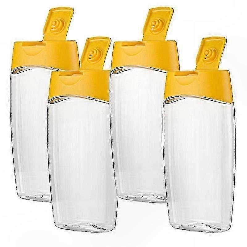 Transparent Thickened Plastic Bottle for Honey, Jam, Ketchup - 500g Portable Squeeze Container Sub-bottle Storage Solution