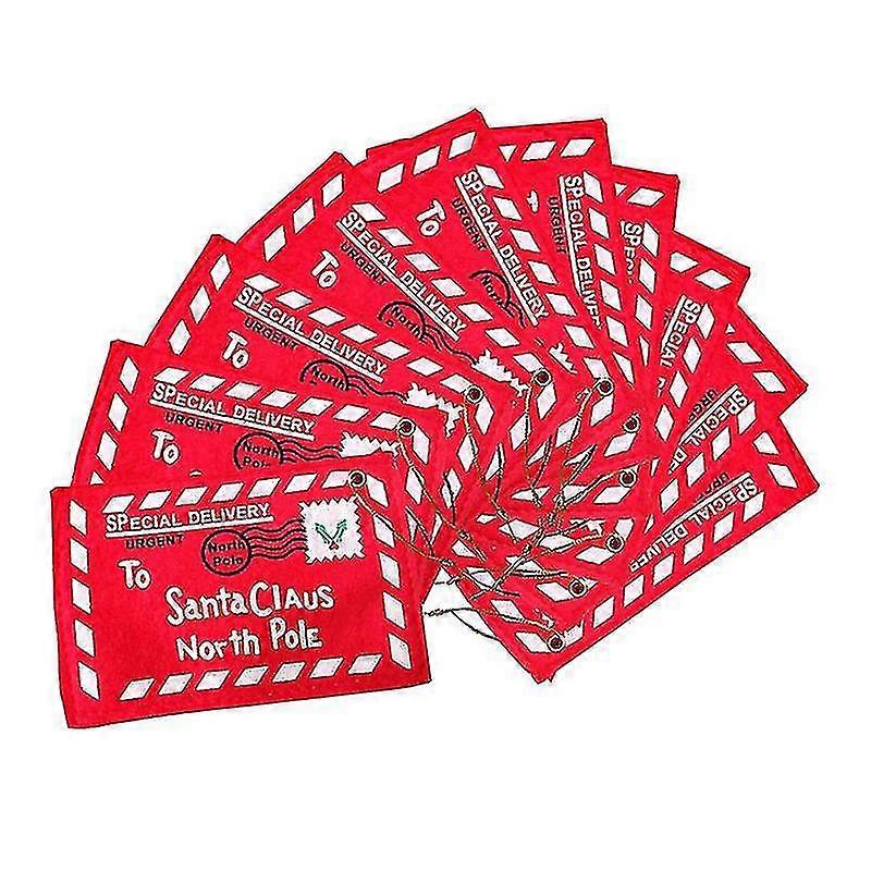 Christmas Envelopes, 14 Pieces, Tear-Resistant, Durable and Reusable, Suitable for Multiple Scenario Decorations