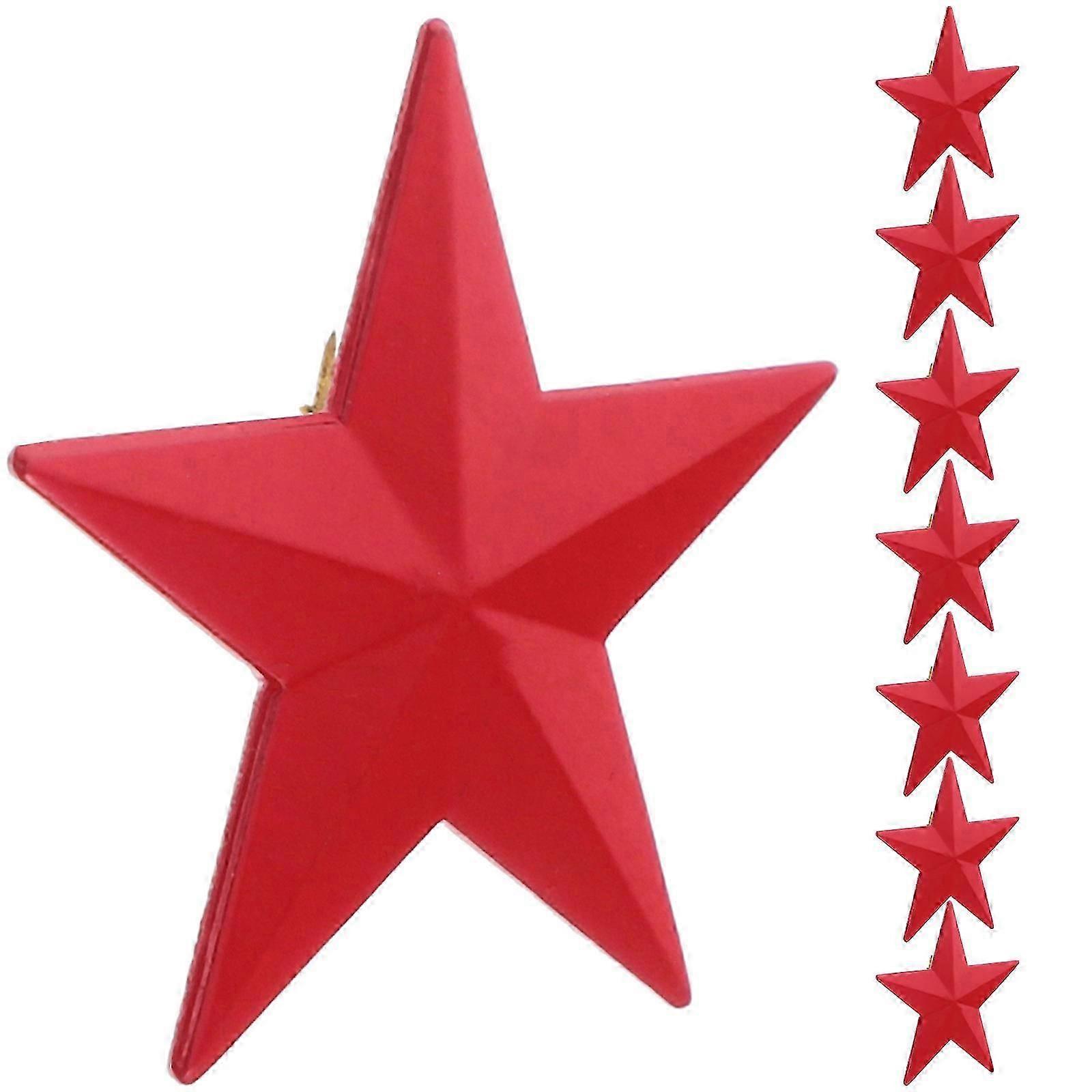 五芒星ブローチバッジスタイリッシュアルミニウムスターチェストピン男性と女性フォーマルイベント日常使用1.61.50.4インチ10パック