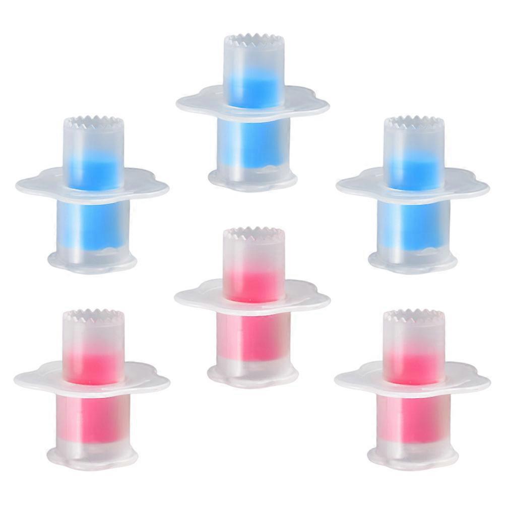 6pcs Cupcake Corers Red & Blue Pastry Decorating Tools for DIY Baking | Easy to Use Muffin Hole Diggers for Filled Cupcakes & Desserts