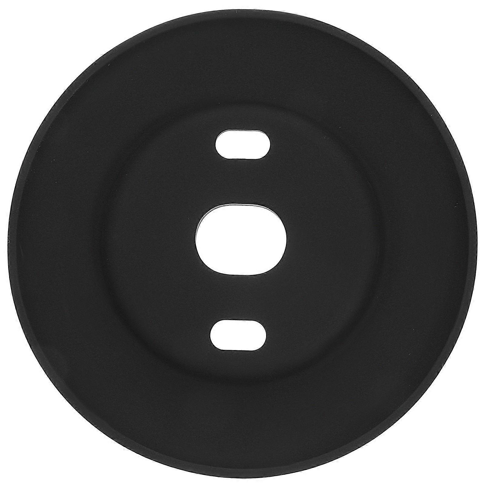 Black Silicone Thermostat Wall Plate Cover for Home Use Easy Installation No Caulking or Painting 6.5 x 4.5 Inches