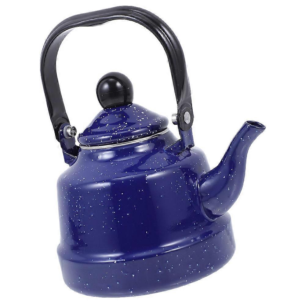 Vintage Enamel Stovetop Water Kettle for Efficient Boiling, Smooth Surface, Easy Cleaning, Ideal for Home and Office Tea