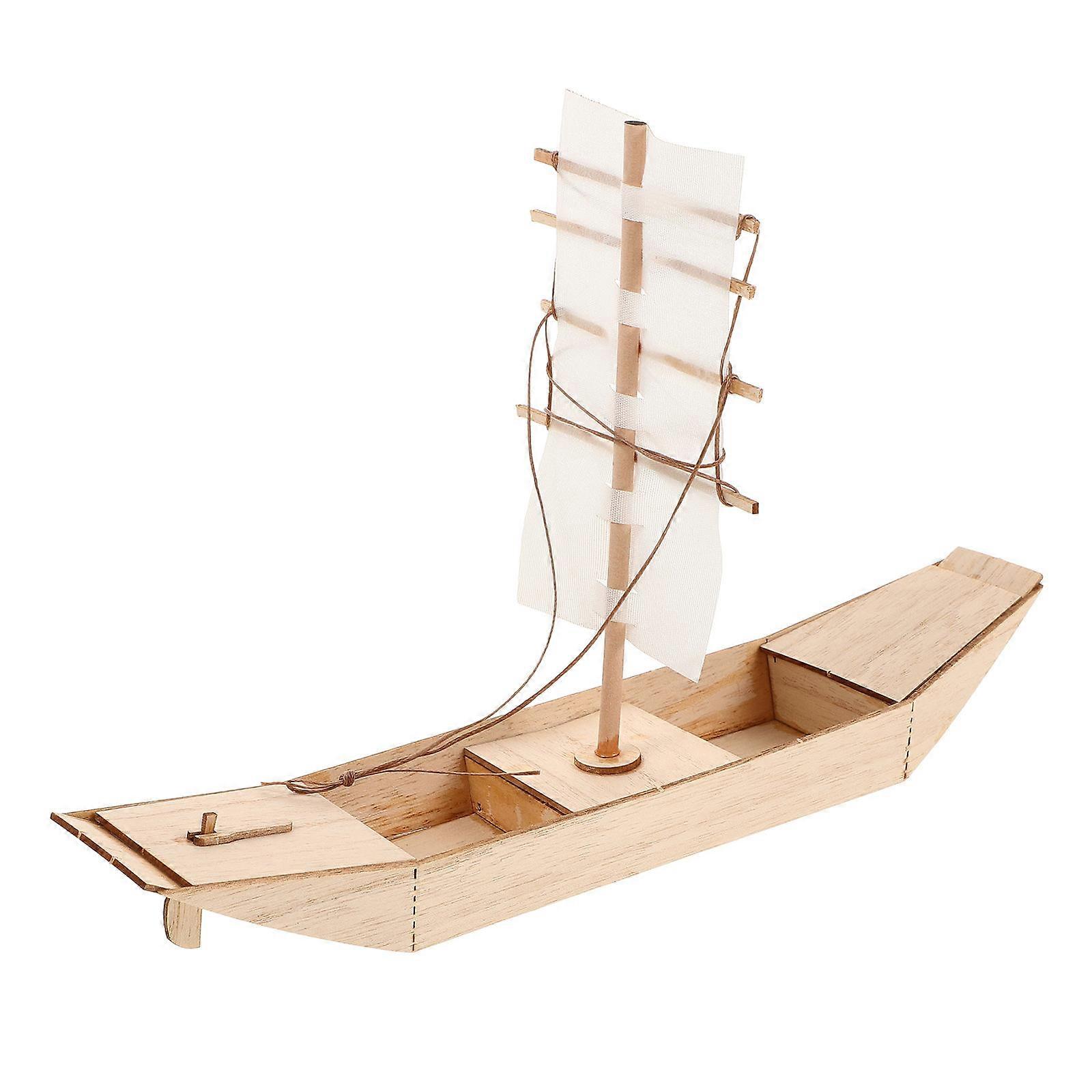 Wooden Sailboat Model Kit – DIY Puzzle Boat for Adults, Precision Cut Parts, Easy Assembly, Home Decor & Collectible Ship Model